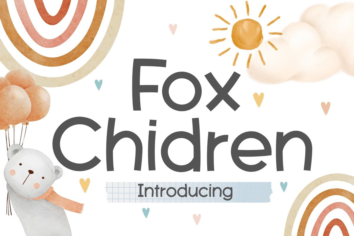 Fox Chidren Font