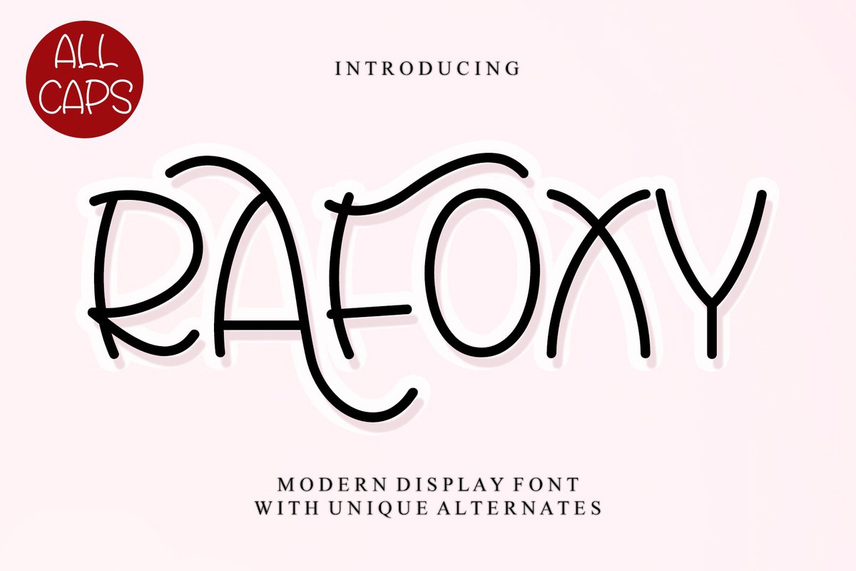 Rafoxy Font