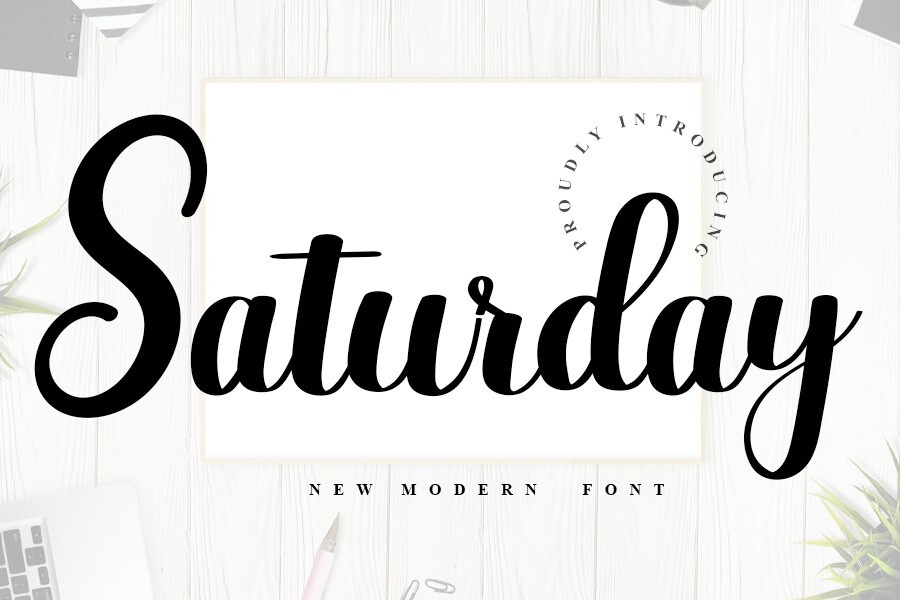 Saturday Font