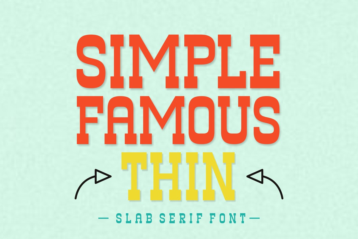 Simple Famous Thin Font