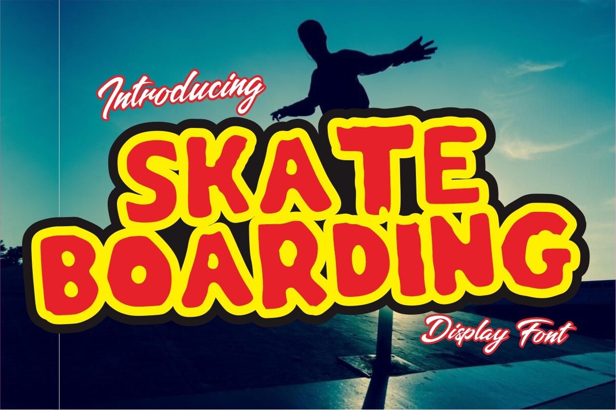 Skateboarding Font