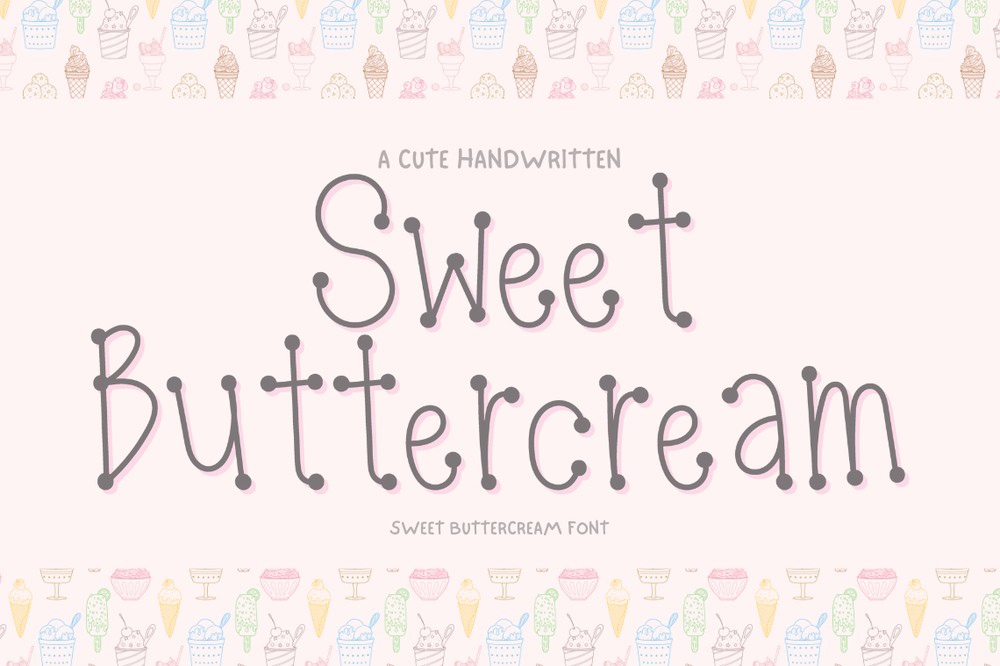 Sweet Buttercream Font