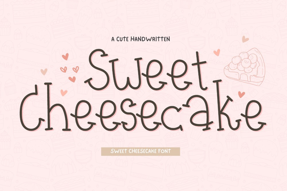 Sweet Cheesecake Font