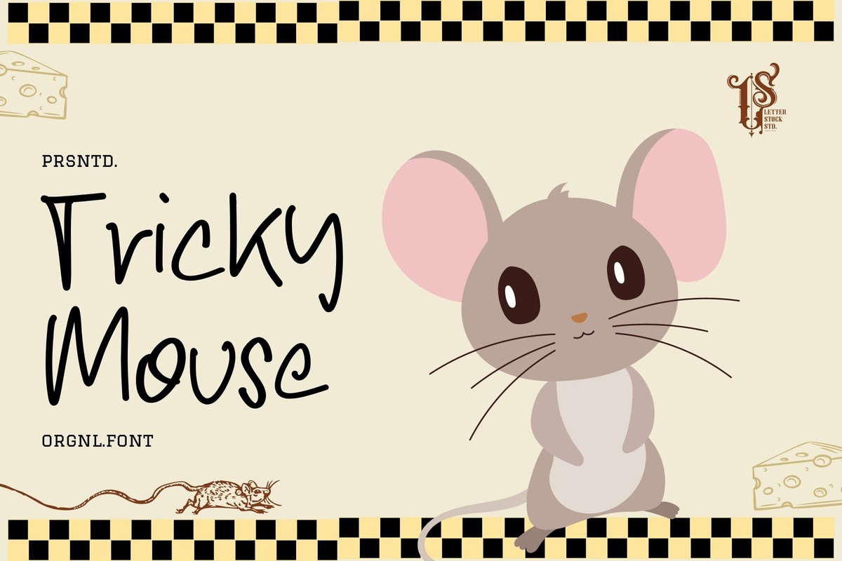 Tricky Mouse Font