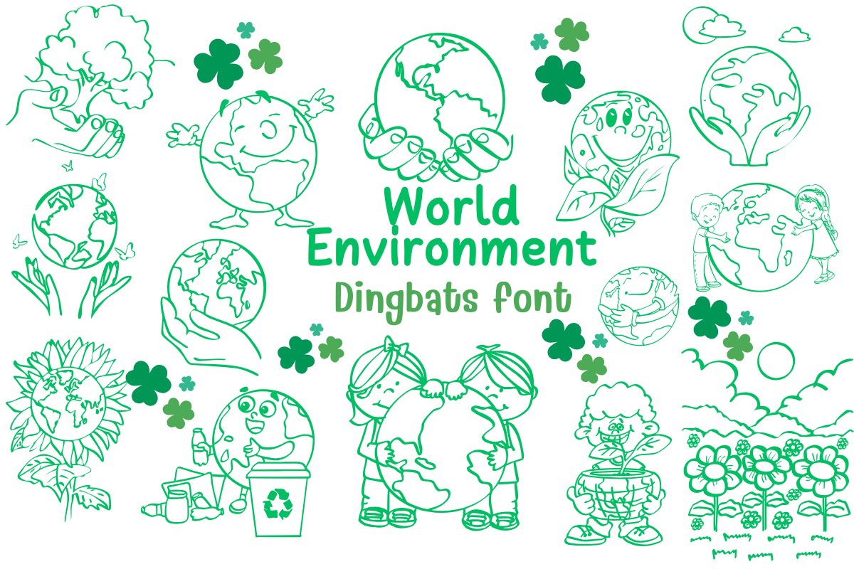 World Environment Font