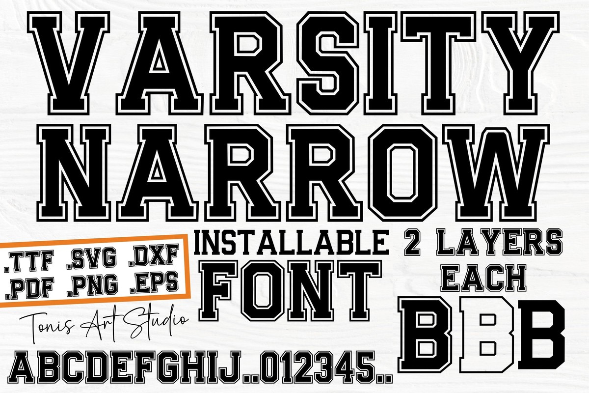 AB Varsity Narrow Font