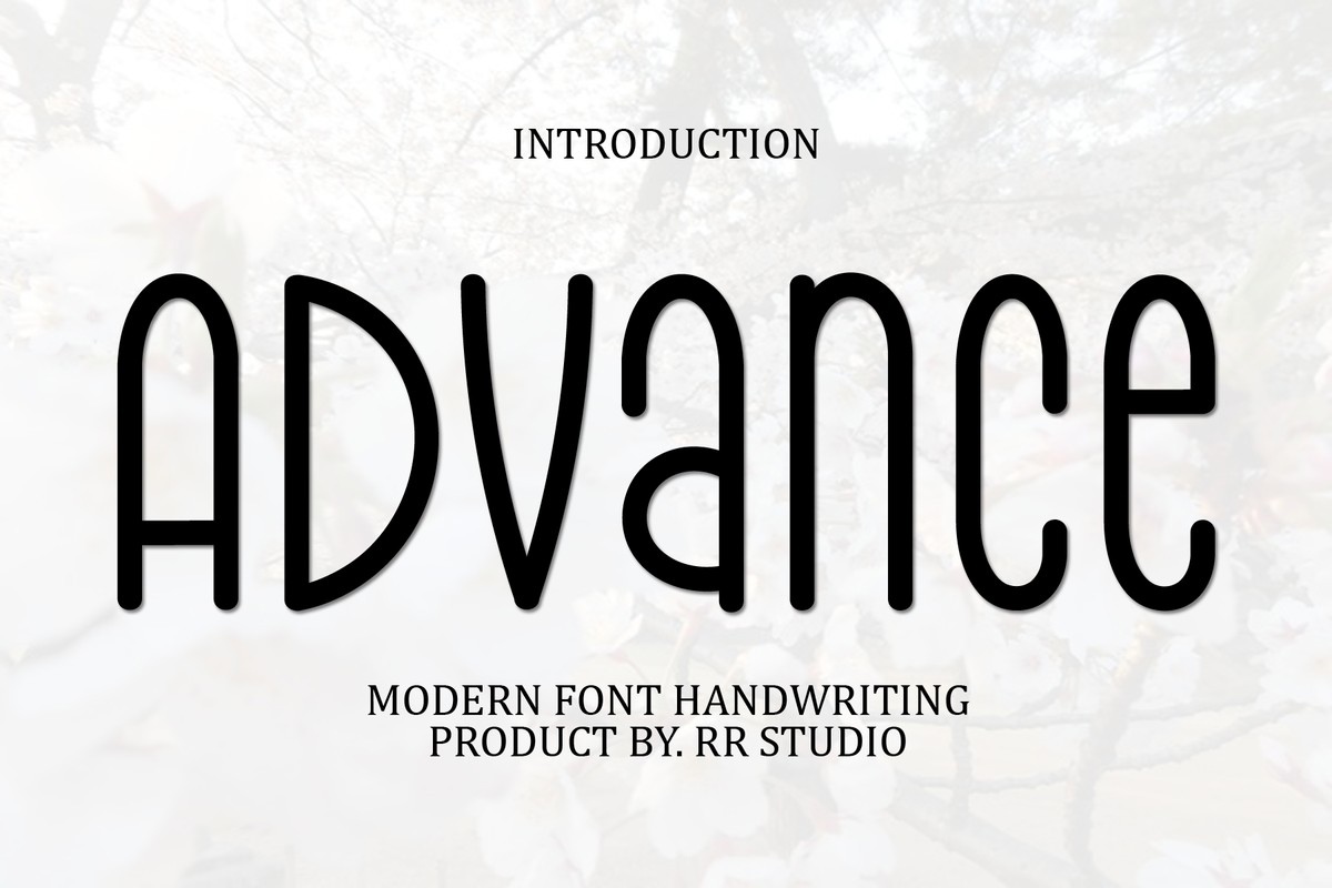 Advance Font