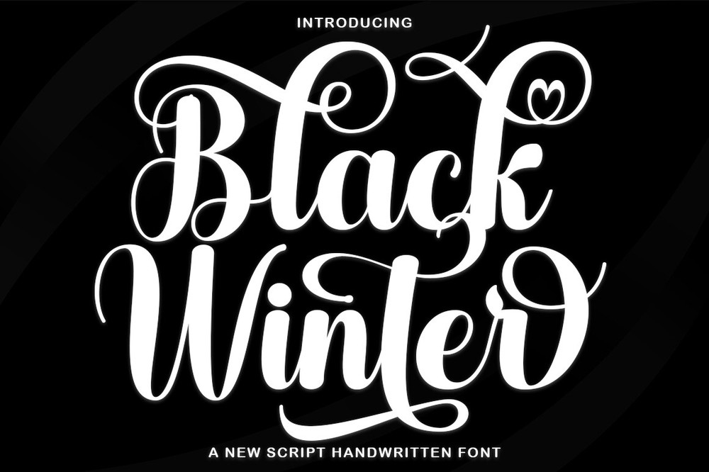 Black Winter Font
