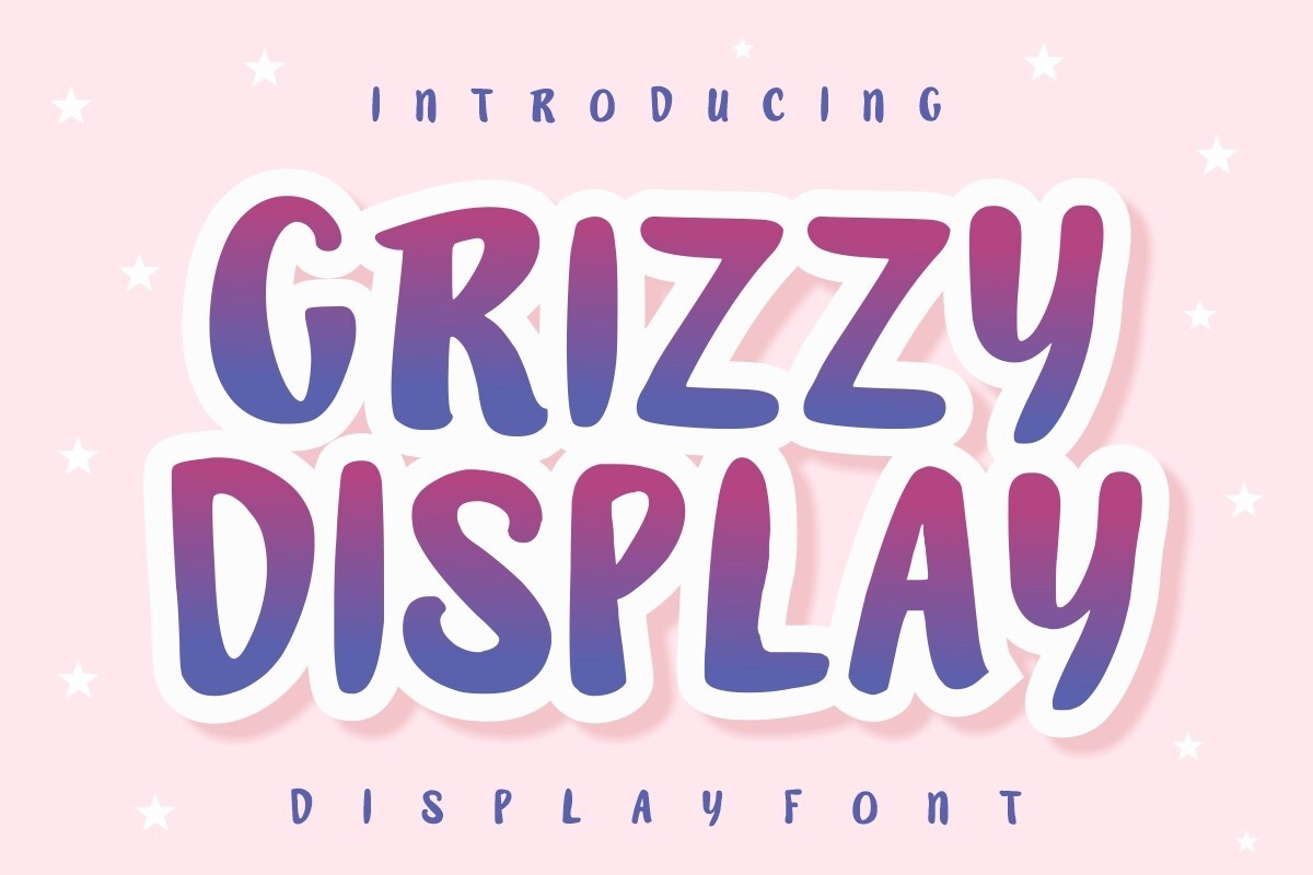 Grizzy Display Font