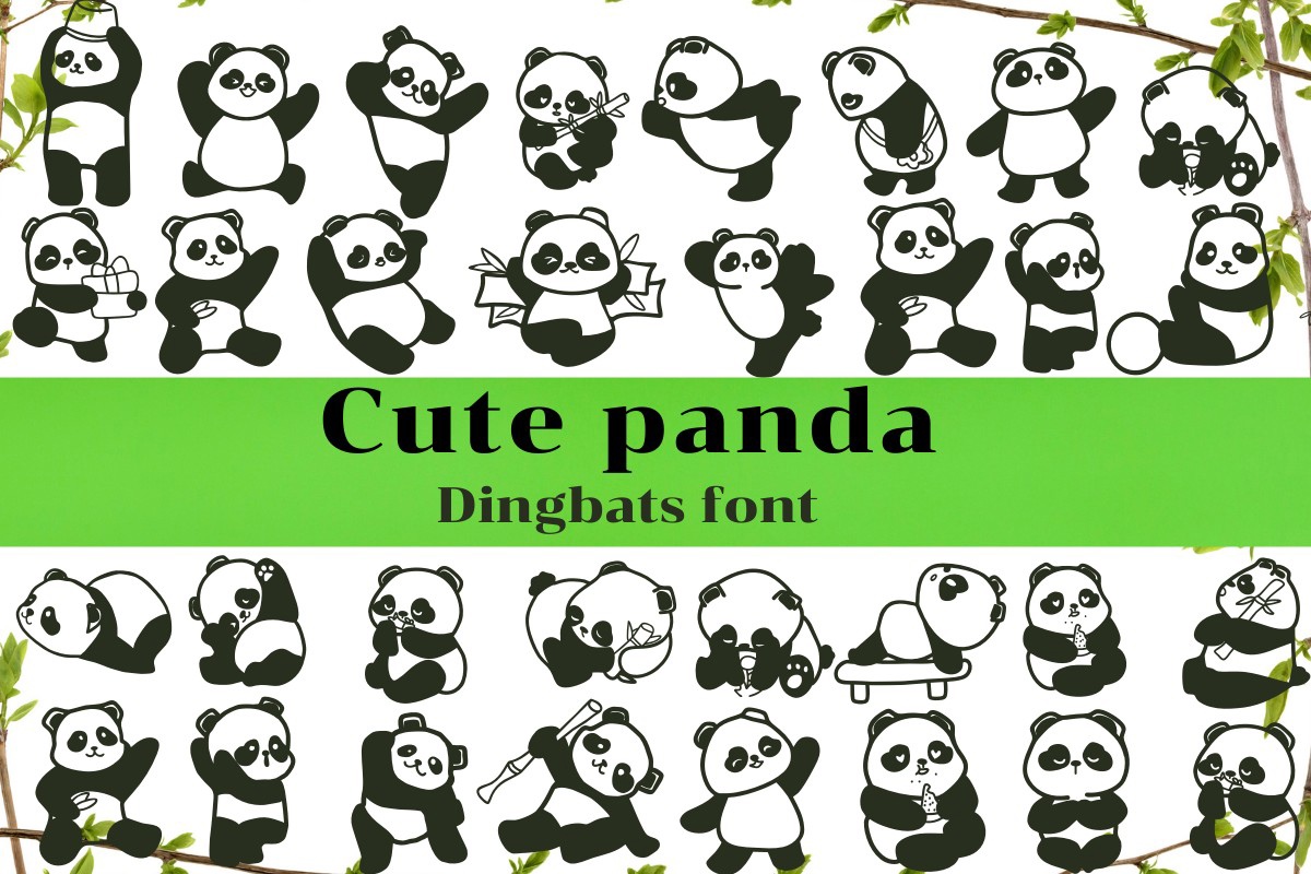 Cute Panda Font