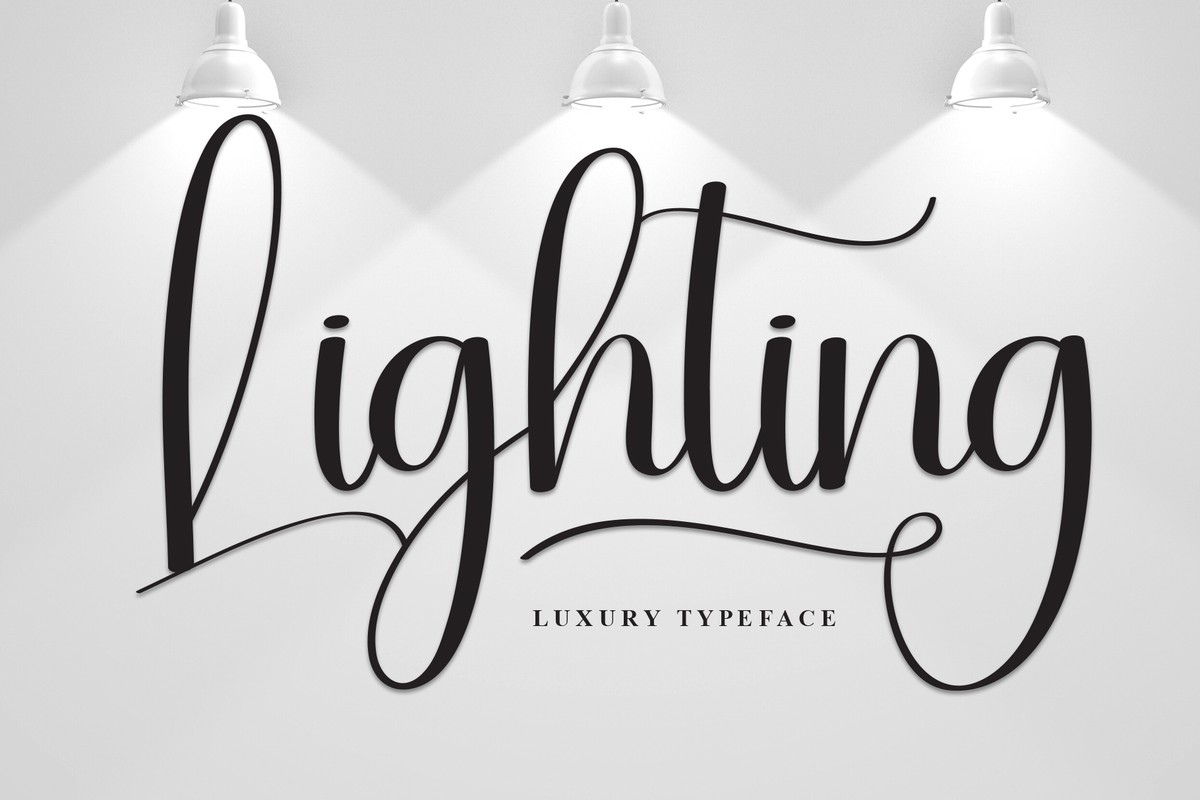 Lighting Font