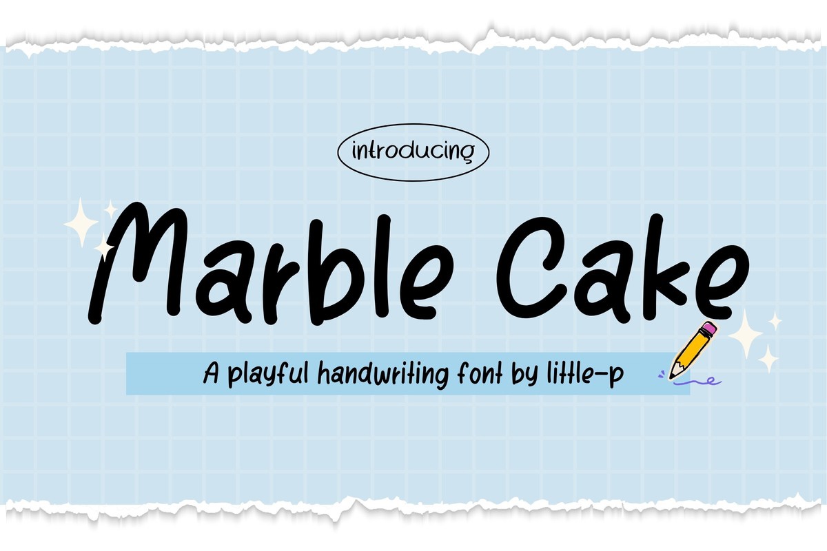 Marble Cake Font