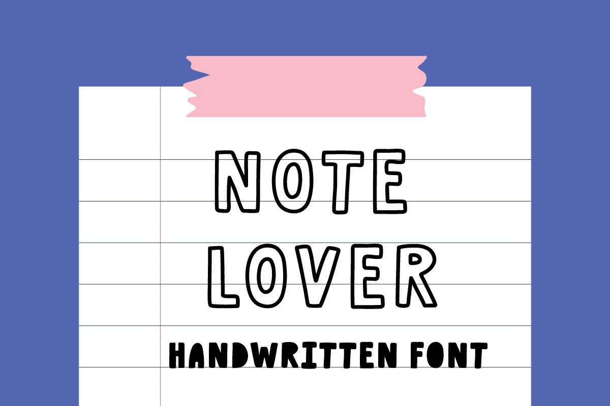 Note Lover Font