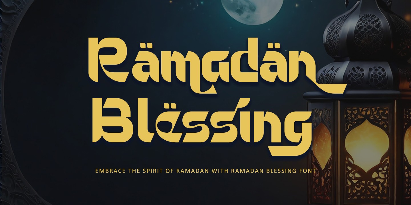 Ramadan Blessing Font