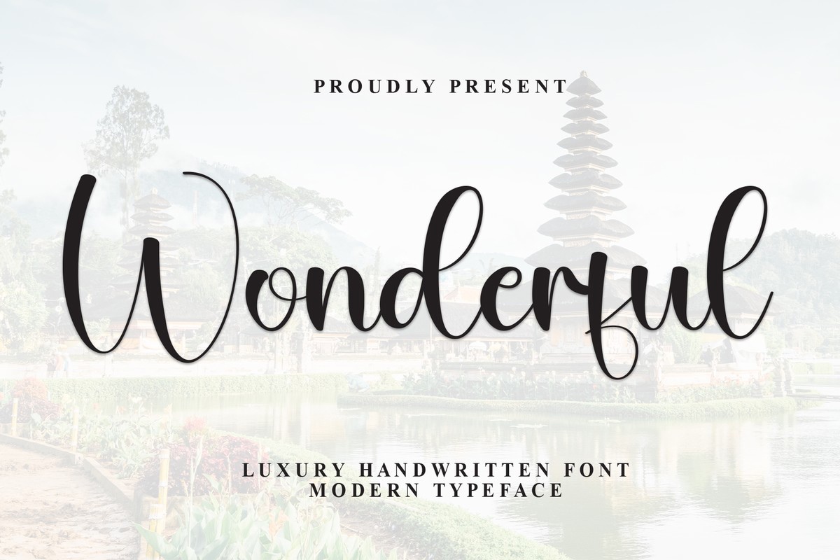 Wоnderful Font