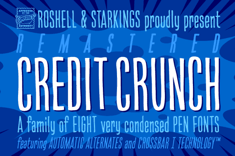 Credit Crunch Font