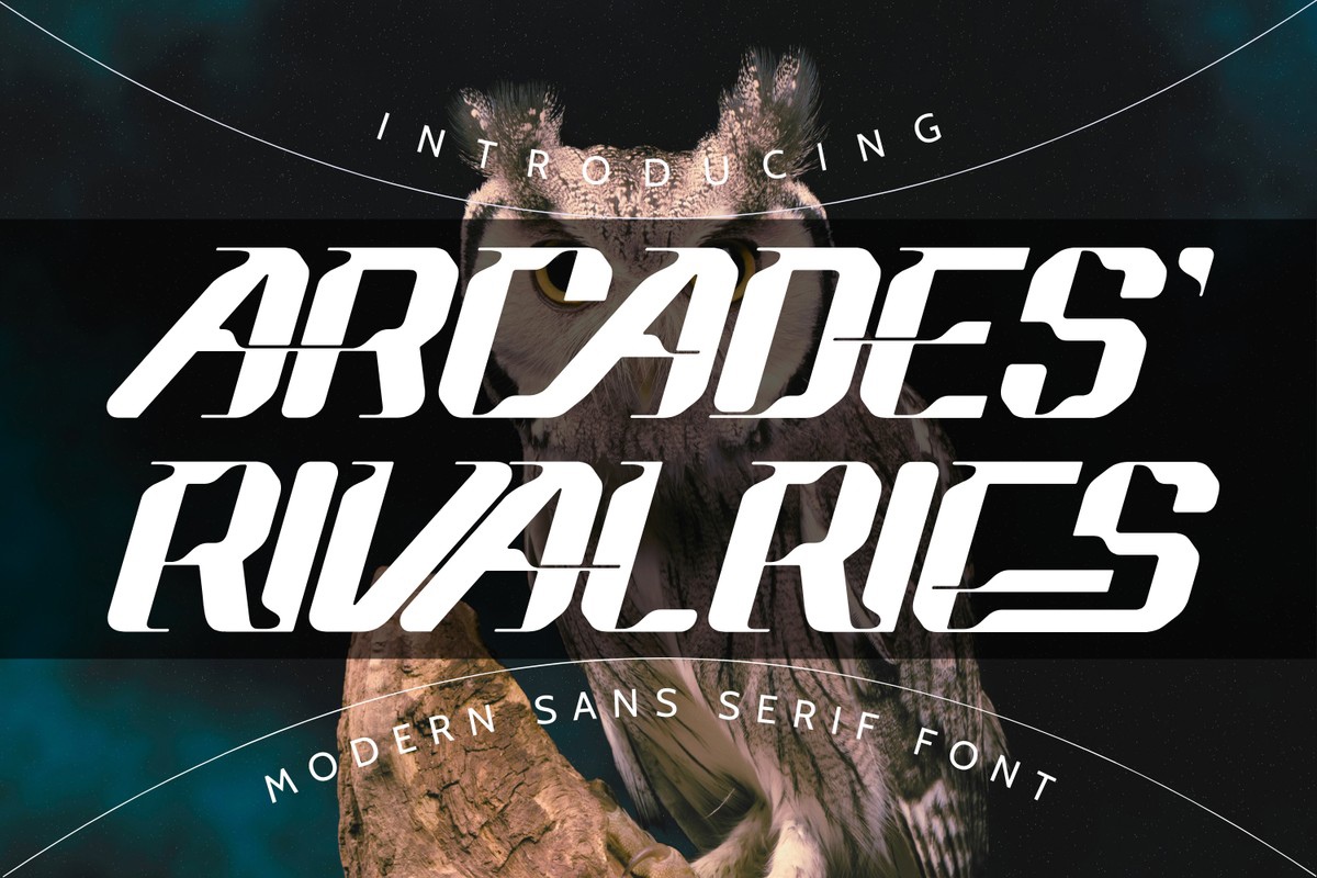 Arcades Rivalries Font