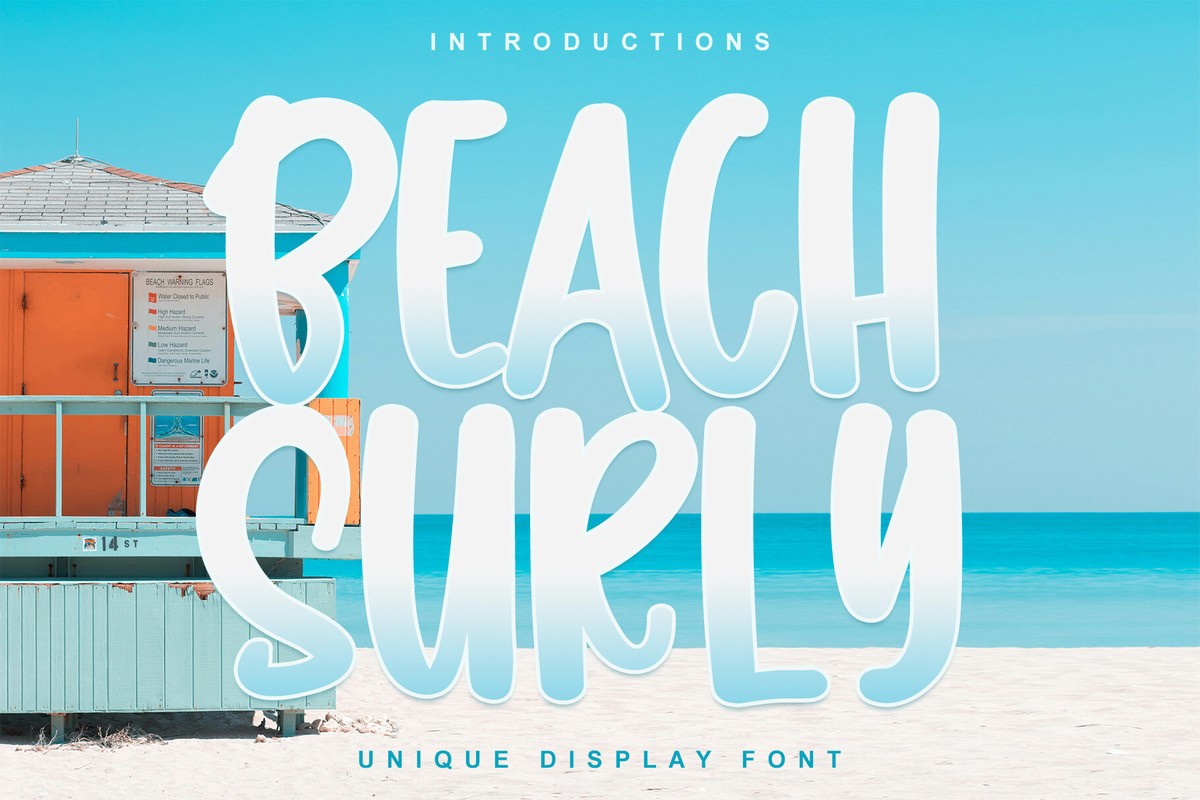 Beach Surly Font