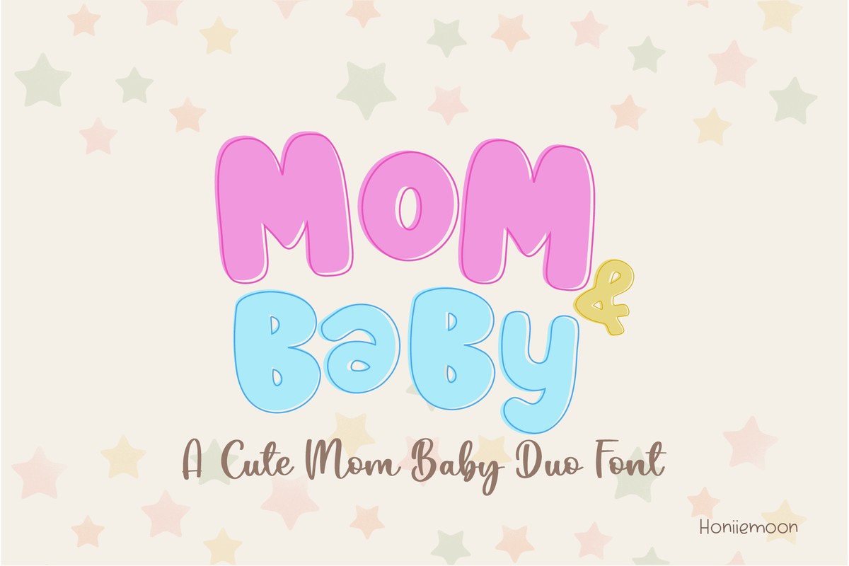 Mom & Baby Font