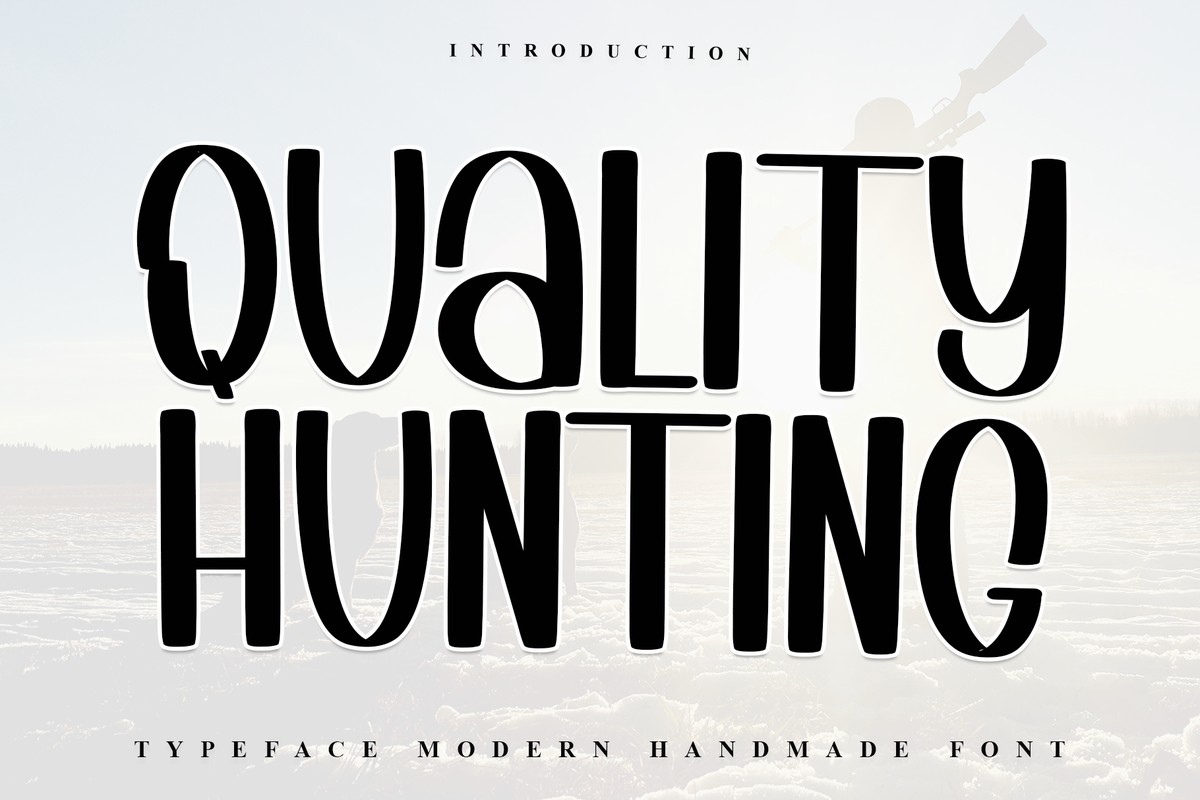 Quality Hunting Font