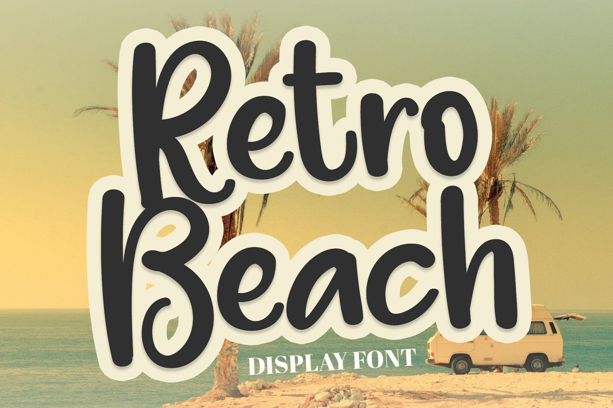 Retro Beach Font