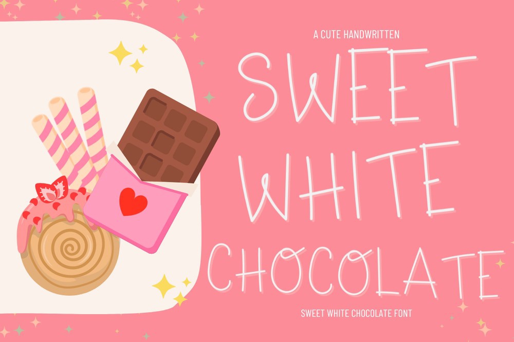 Sweet White Chocolate Font