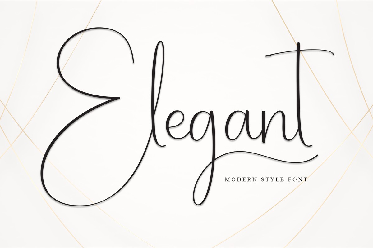 Elegant Font