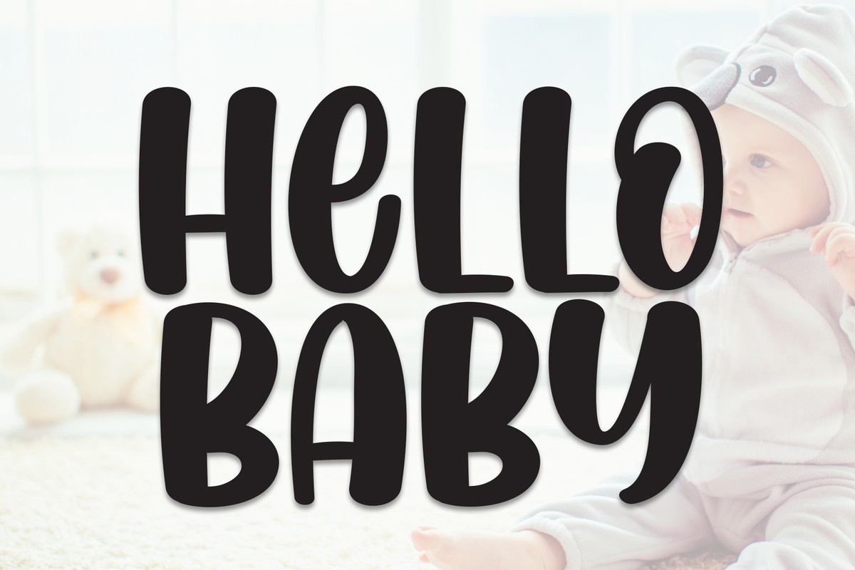 Hellо Baby Font