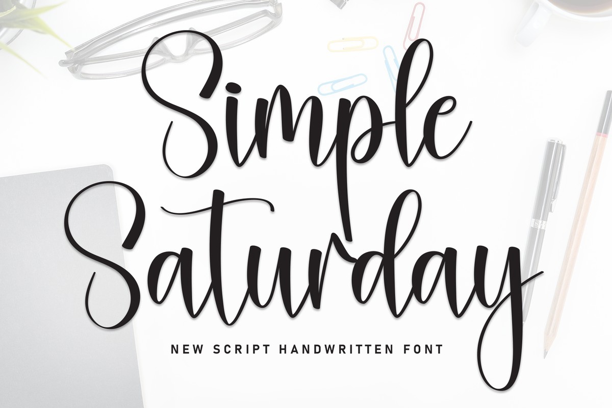 Simple Saturday Font