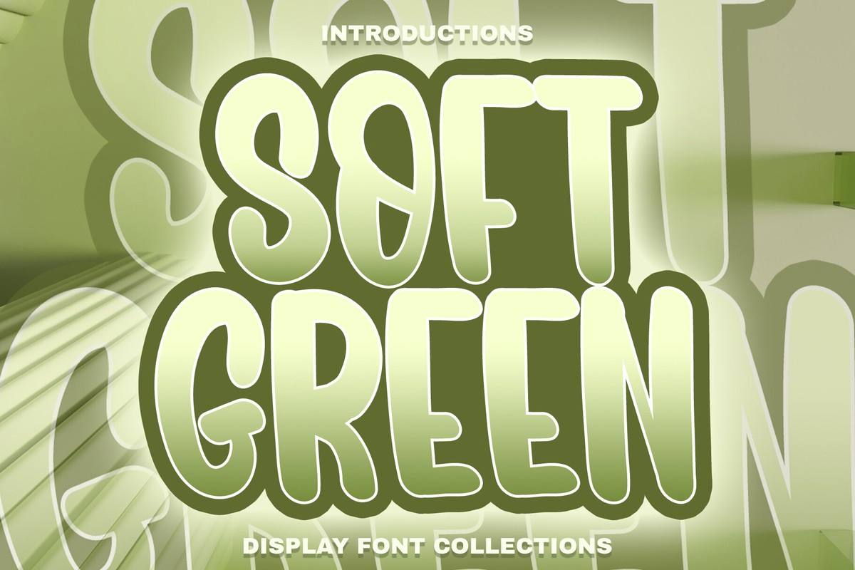 Soft Green Font