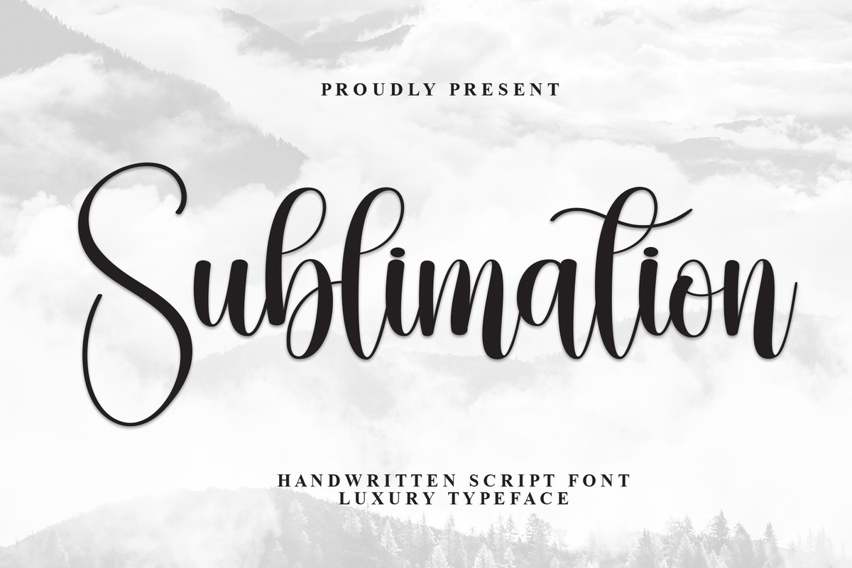 Sublimatiоn Font