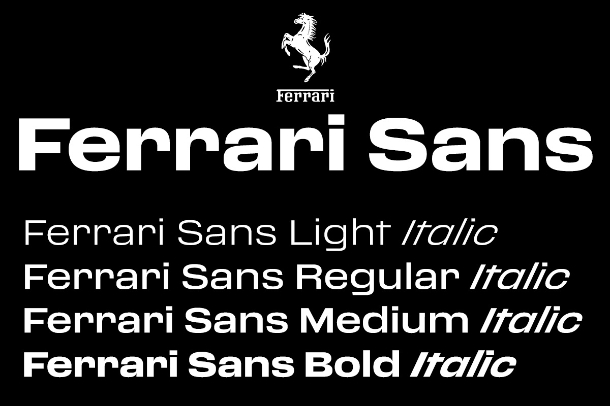 Ferrari Sans Font