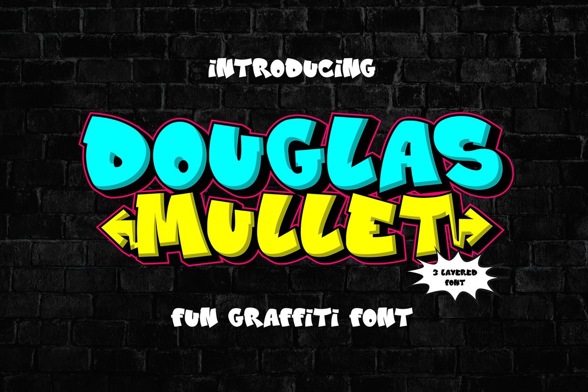 Douglas Mullet Font