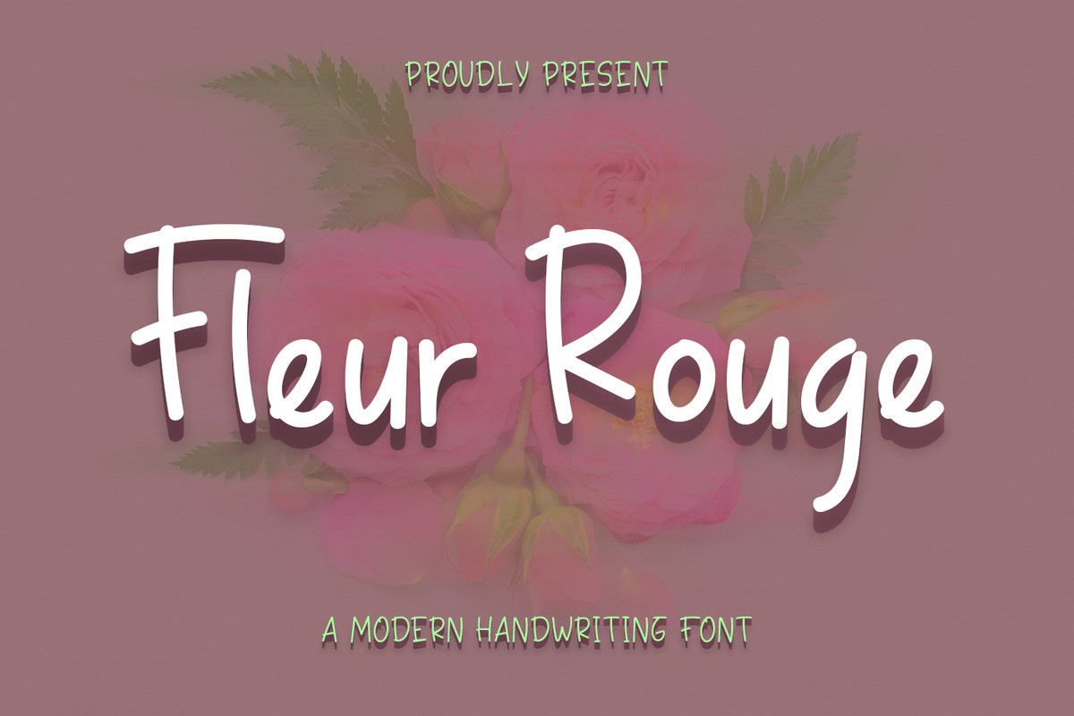 Fleur Rouge Font