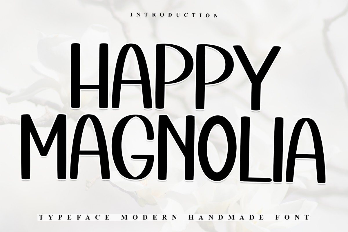 Happy Magnolia Font