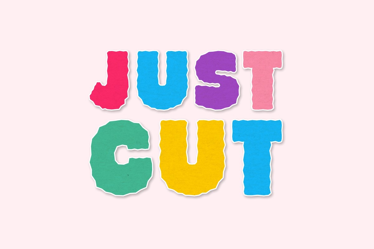 Just Cut Font