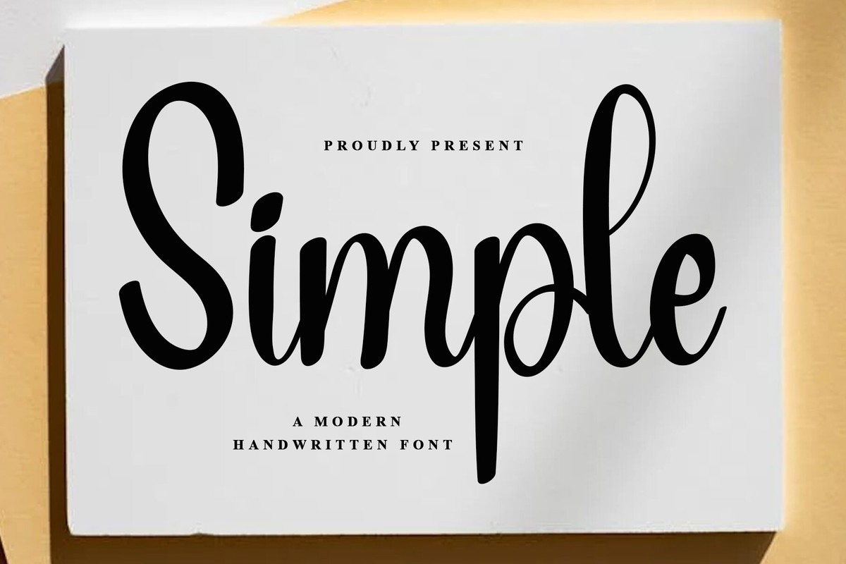 Simple Font