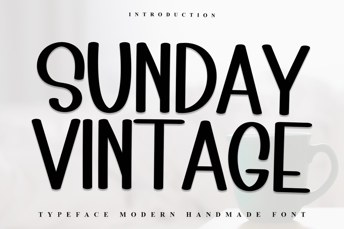 Sunday Vintage Font