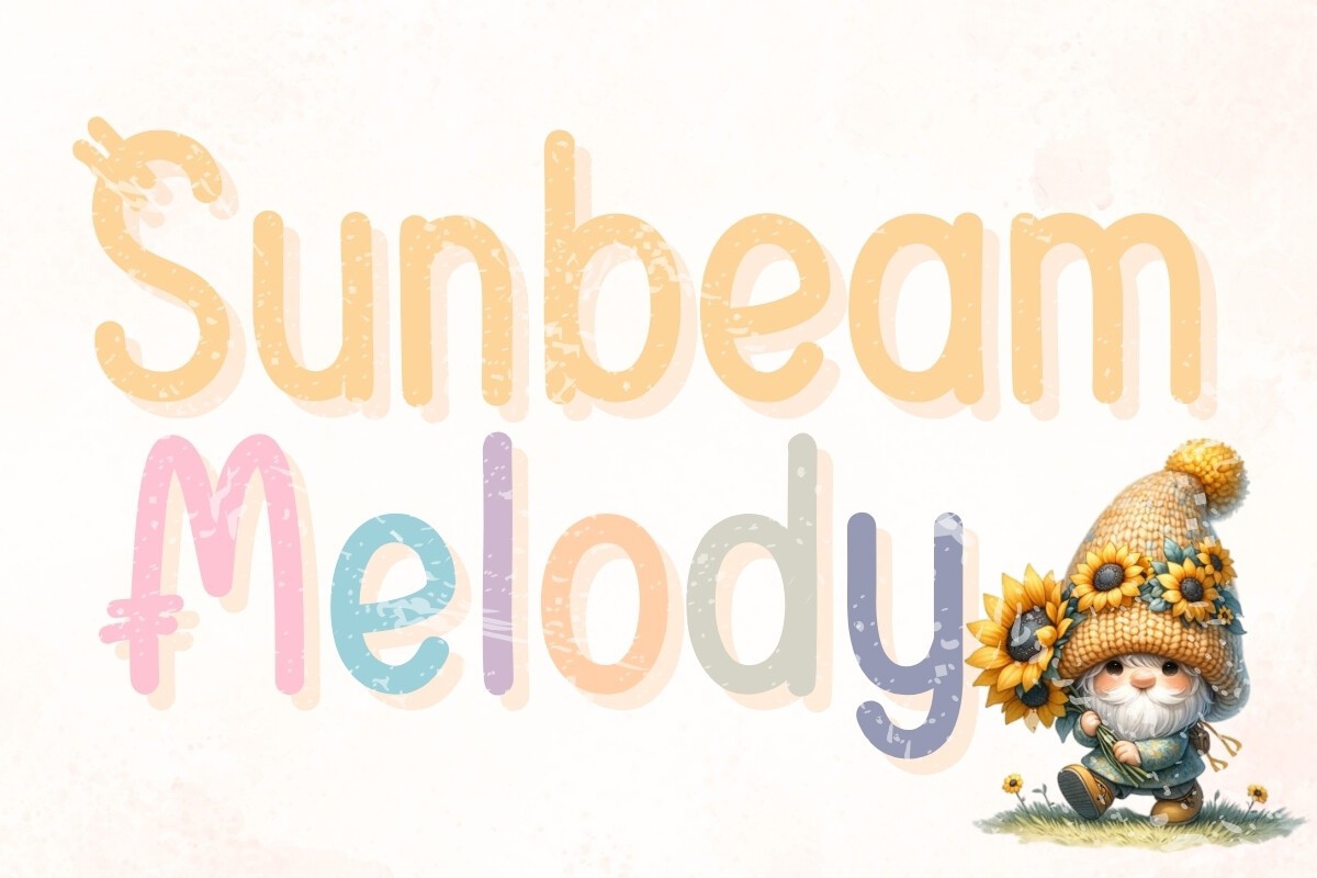 Sunbeam Melody Font