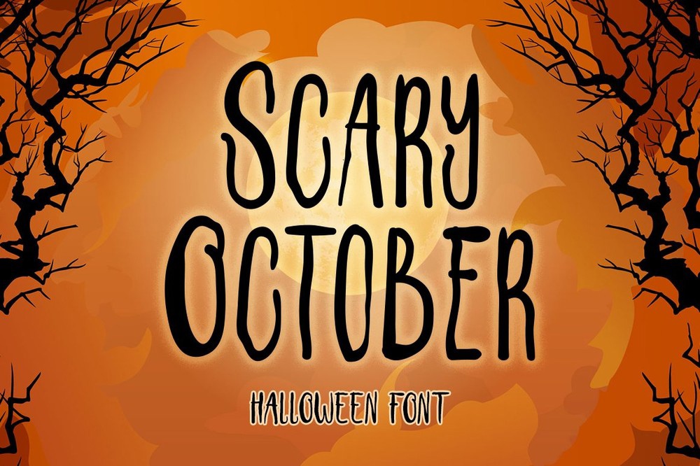 Scary October Font