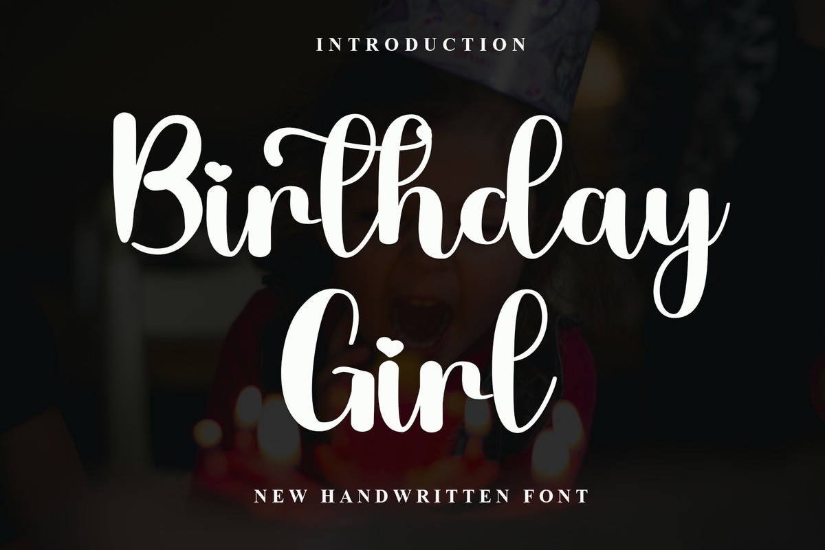 Birthday Girl Font