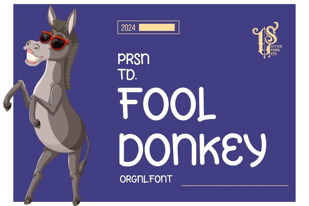 Fool Donkey Font