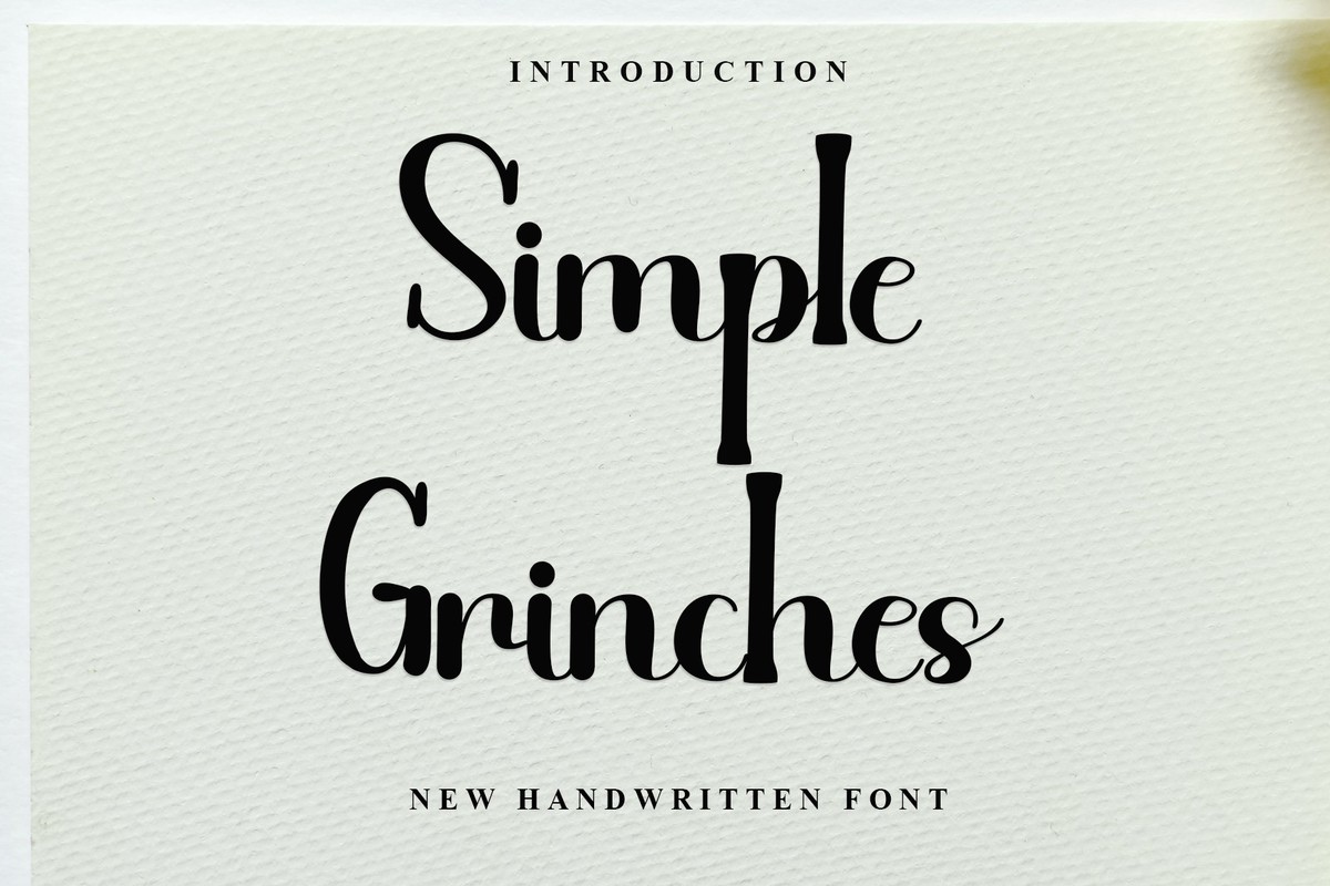 Simple Grinches Font