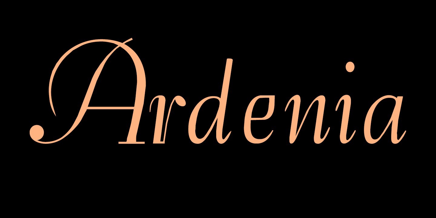 Ardenia Font