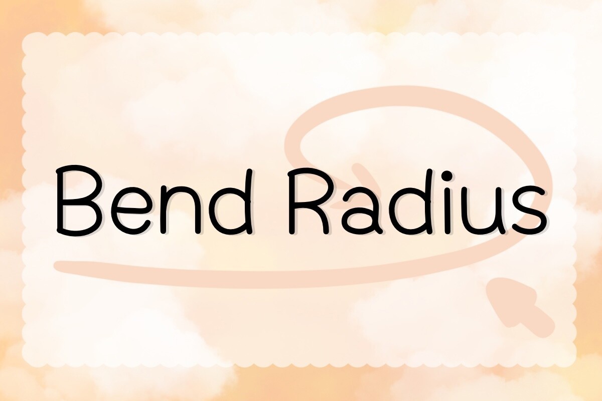 Bend Radius Font