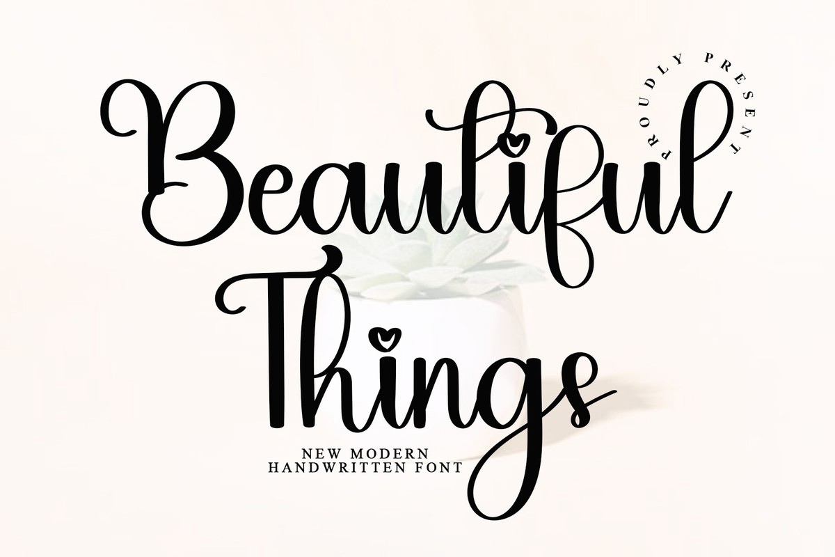 Beautiful Things Font