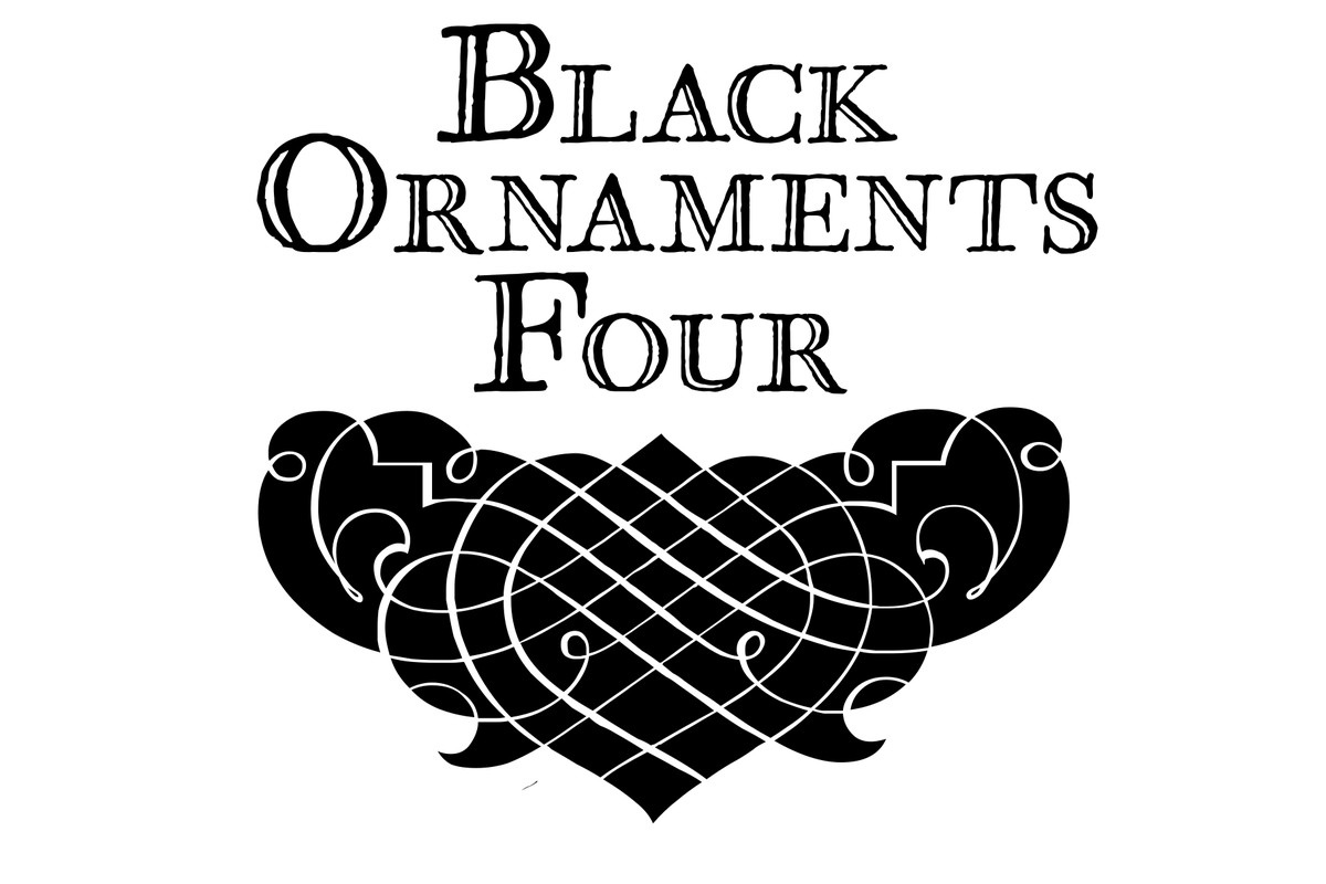 Black Ornaments Four Font