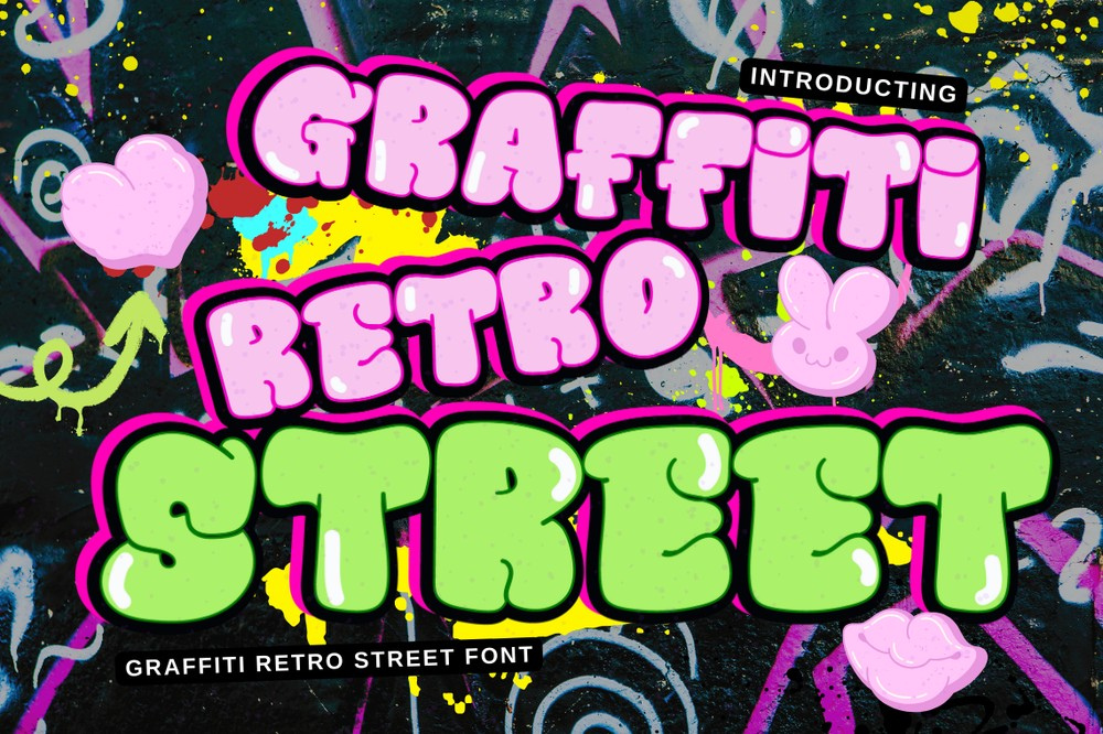 Graffiti Retro Street Font