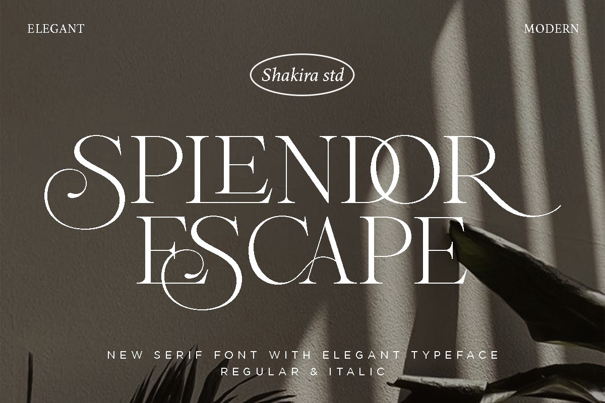 Splendor Escape Font
