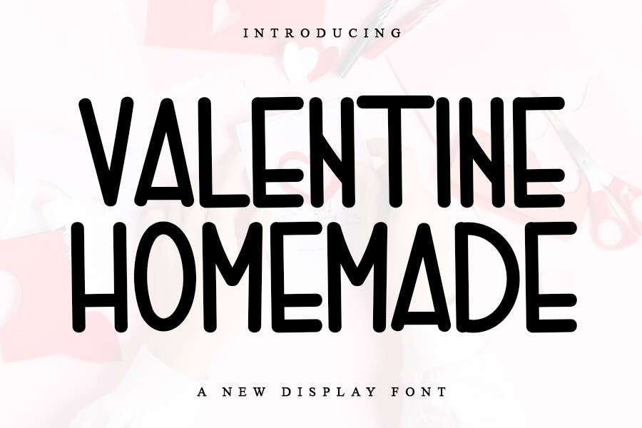 Valentine Homemade Font